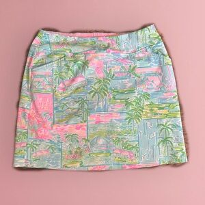 Lilly Pulitzer Pink and Green Honda Classic Limited edition skirt